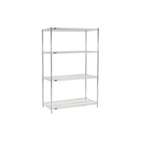 Nexel    ESD Wire Shelving Starter - 4 Tier - 36W X 14D X 63H